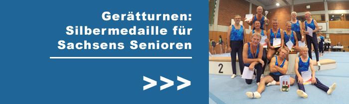 Gerätturnen: Silbermedaille für den Sächsischen Turn-Verband