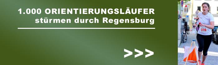 1.000 Orientierungsläufer stürmen durch Regensburg