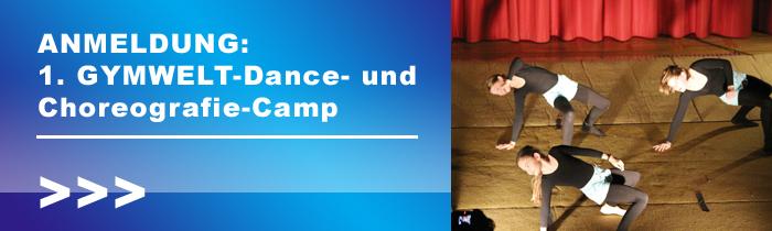 Anmeldung 1. GYMWELT-Dance- und Choreografie-Camp