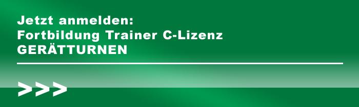 Jetzt anmelden: Fortbildung Trainer C-Lizenz Gerätturnen in Dresden