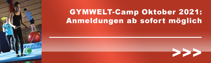 GYMWELT-Camp Oktober 2021: Anmeldungen ab sofort möglich