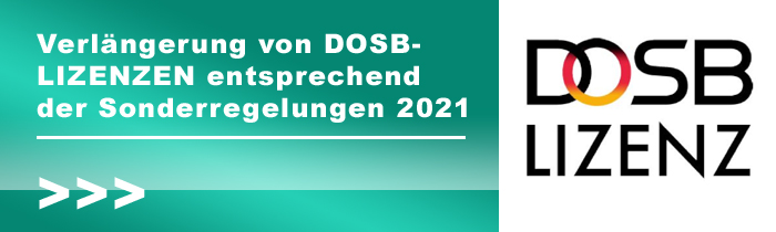 Verlängerung von DOSB-Lizenzen im STV: Sonderregelungen 2021