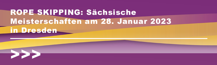 Rope Skipping: Sächsische Meisterschaften 2023 in Dresden