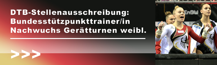 Stellenausschreibung: Bundesstützpunkttrainer/in Gerätturnen weibl.